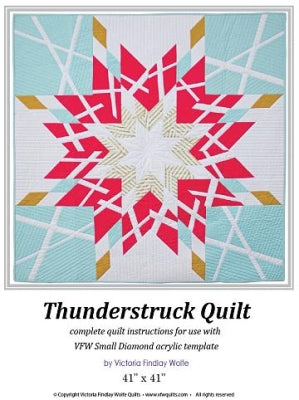 Thunderstruck mönster OCH acrylmall - Victoria Findlay Wolfe