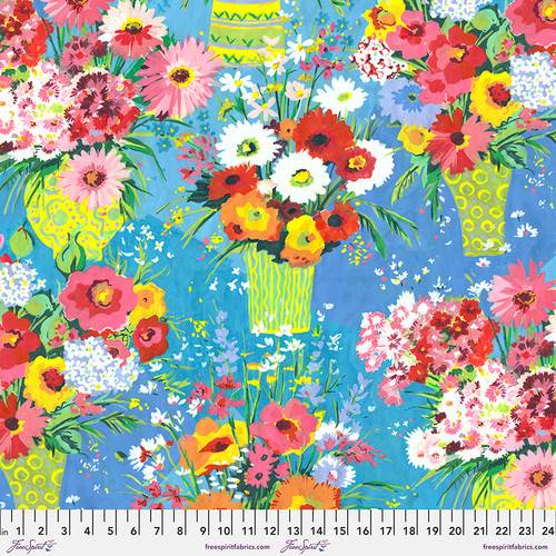 Sunday Table Blue - Flowerfields - 60 cm - Sarah Campbell