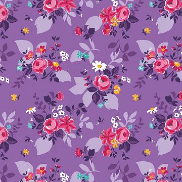 Fleur Main Purple - 50 cm - Sedef Imer