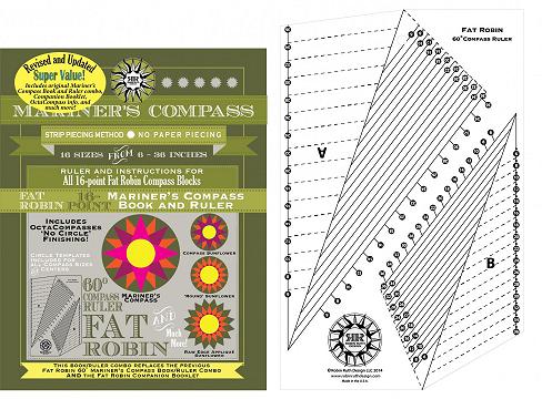 Mariners Compass 16 point FAT Robin linjal och instruktionsbok - Robin ...