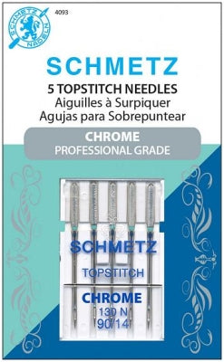 Topstitch Chrome nålar 5-pack - Schmetz