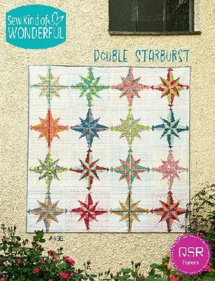 Double Starburst mönster - Sew Kind of Wonderful ( Quick Straight Ruler )