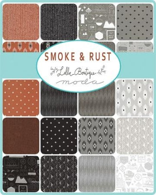 Smoke & Rust Charmspaket  5x5 inch (42) - Lella Boutique