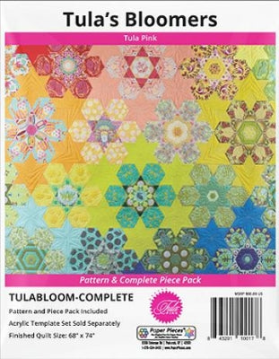 Tula Bloomers Kit med Acrylmallar, Pappersmallar och mönster - Tula Pink