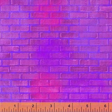 Painted Brick Magenta - 50 cm