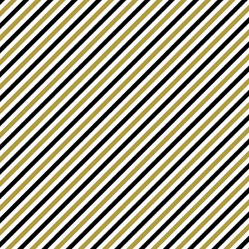 Diagonal Stripe - 50 cm - Bold and Gold