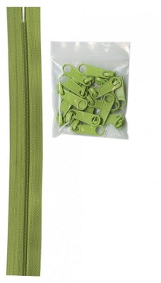 Apple Green zipper by the yard till väskor etc - ByAnnie